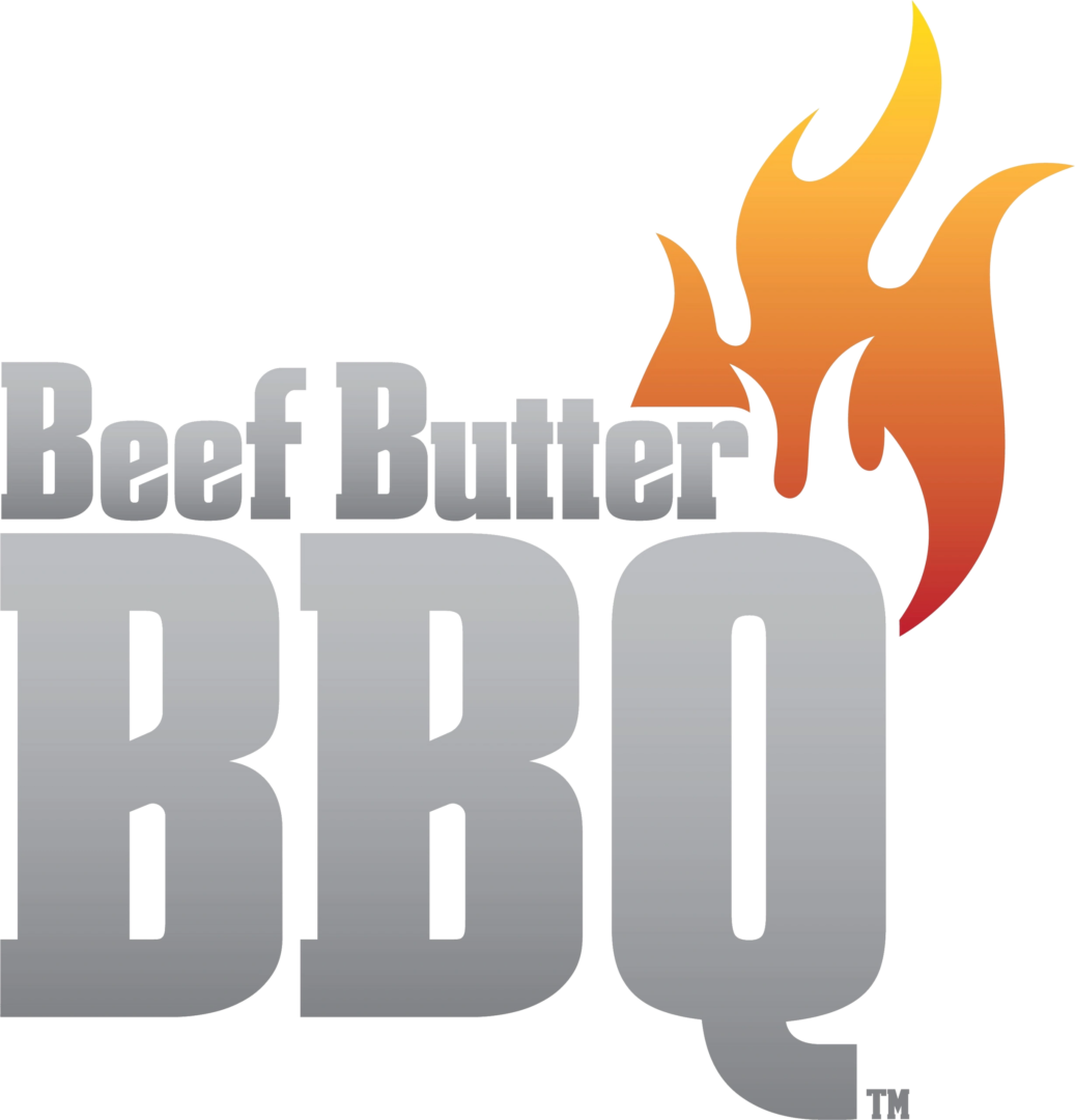A logo for the beef butter bbq.